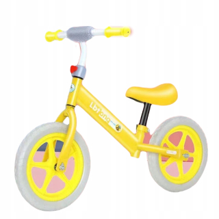 Balančný bicykel Yourshoes - 12" žltý